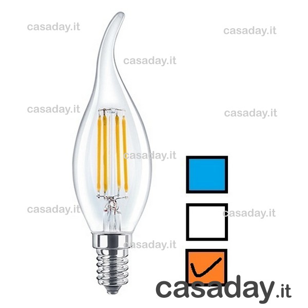 LAMPADINA LED FILAMENTO E14  4W-37W 